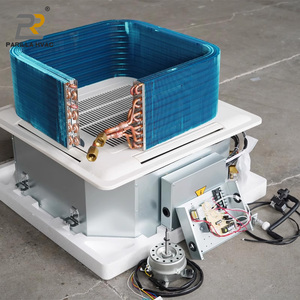 Climatisation à cassette ultra-mince à quatre voies FCU 220V AC Unité de ventilateur de plafond à bobine avec pompe à eau 850m³/h Équipement de système CVC - Product Image 6