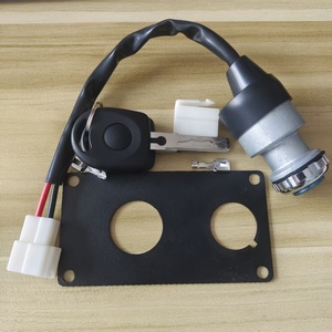 Interruptor de encendido para carrito de golf con llaves y arnés de cableado, placa de montaje de plástico negro incluida - Product Image 3