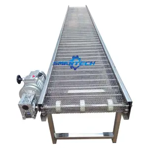 Poultry Feed Pellet Making Machine Cooling Conveyor Floating Fish Feed Production Line