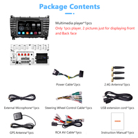 Reproductor de DVD para coche Android 12,0 de 7 \ "con amplificador GPS DSP funciones RGB Auto Wifi Carplay 4 + 64GB para Mercedes Benz Clk W209