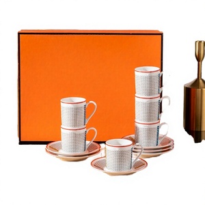 Vente en gros usine, Meilleures ventes : Ensemble de tasses à thé classiques en porcelaine fine pour banquets - Product Image 2
