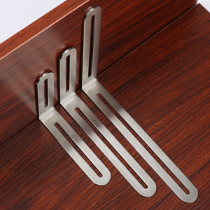 Soporte en Forma de L de Acero Inoxidable Haidibos, 120-165-200, Conector de Muebles Ajustable, Diseño Moderno y Simple - Product Image 3