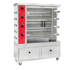 Best Selling Easy to clean gas chicken roasting machine gas chicken rotisserie oven