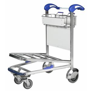 Carrito de Compras Ligero de Aleación de Aluminio para Aeropuerto, Carrito de Equipaje de 200 kg/250 kg para Pasajeros - Product Image 6