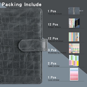 Carnet de budget de haute qualité, best-seller, avec enveloppes pour l'argent et classeur manuel pour la gestion des économies - Product Image 2