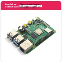 Placa DE DESARROLLO Raspberry Pi 4B de 4. ª generación, IA, inteligencia artificial, tarjeta Linux, ordenador para proyectos educativos y de fabricantes