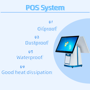 Multifunctioneel 15 inch desktop touchscreen kassasysteem met ingebouwde thermische printer - Product Image 2