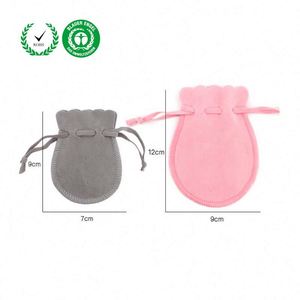 Pochette en velours à prix compétitif, sac cadeau avec logo, sacs cadeaux scintillants - Product Image 1