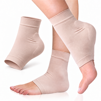 Manchon de compression à rembourrage en gel pour le soutien du tendon d'Achille, chaussettes de soutien du talon pour le callosite de Haglund et la bursite, lavables pour usage quotidien