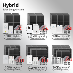 <b>Solar</b> Photovoltaic Energy <b>Kit</b> On-grid 3Phase Hybrid Off Grid 15kw 3kw 5kw 10kw Complete System Home <b>Power</b> for FJ-SS-3-200kw Comp - Product Image 3