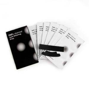 Bandes <span class=keywords><strong>de</strong></span> blanchiment des dents au charbon <span class=keywords><strong>de</strong></span> coco noir sans <span class=keywords><strong>peroxyde</strong></span> sensible PAP <span class=keywords><strong>de</strong></span> marque privée GlorySmile - Product Image 2
