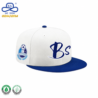 Fabricant OEM ODM de casquettes de baseball snapback personnalisées pour hommes, avec logo imprimé et color-block, pour les jeux d'équipe
