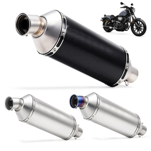 Silencieux universel de modification de moto pour <span class=keywords><strong>Kawasaki</strong></span> <span class=keywords><strong>Z400</strong></span> Ninja <span class=keywords><strong>250</strong></span> R25/R3, tuyau d'échappement hexagonal - Product Image 1
