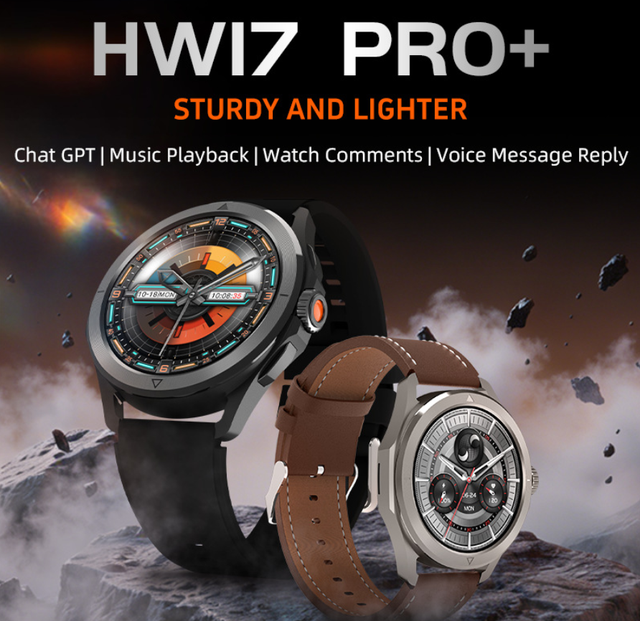 HW17 PRO Plus Amoled Smartwatches Androids 3 Pairs Watch Strap 1.46inch Round Screen Wearfitpro App 400mah Sports Smart Watches