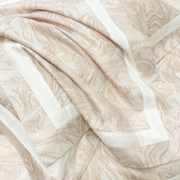 Ensemble de couette moderne en satin 100% coton de qualité supérieure, 240 fils, coton à fibres longues, doux pour la peau, personnalisable