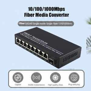 Commutateur optique Gigabit avec 1 port SFP optique 1,25 G, 8 ports GE, <span class=keywords><strong>agrégation</strong></span> de ports optiques SC RJ45, haute efficacité optique - Product Image 5