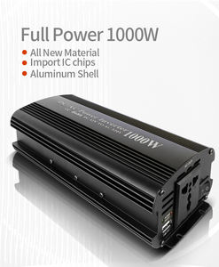 Convertidor de coche de 1000W con salida USB, cargador inversor único de 12V CC a 220V CA, inversor de corriente de 4 enchufes para coche, barco, Camping - Product Image 6