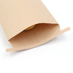 Emballage de baguette française avec fenêtre, 50 pièces, design personnalisé, en <span class=keywords><strong>papier</strong></span> <span class=keywords><strong>kraft</strong></span> pour boulangerie, emballage avec fenêtre, vente en gros - Product Image 4
