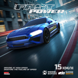 รถบังคับวิทยุ 1/43 ป้องกันการชนและทนต่อการสึกหรอ 2.4g ของเล่นเด็กแบบโต้ตอบระหว่างพ่อแม่ลูก รถดริฟท์ระยะไกล - Product Image 5