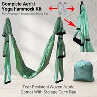 Reverse Air Yoga Hängematte Schaukel Fitness Outdoor Fallschirmstoff Faltbar Hochfest Modell 009