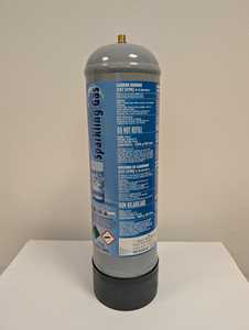 Flujo de Soda italiano EUROTRE Simple y fácil de usar 2,2 LT Cilindros desechables Material de acero Cilindros de gas de grado alimenticio - Product Image 2