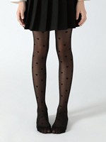 Collants de danse blancs hautement élastiques, respirants, en maille, vente en gros, collants transparents tricotés pour enfants, longueur intégrale, fins, motif cœur de dessin animé