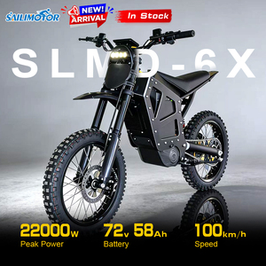 SLMD-6X 22kW <b>72V</b> Brushless Adult High-Speed Dirt Bike 100km/h Lithium <b>Battery</b> Hydraulic Disc Brakes Aluminum Construction - Product Image 4