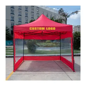 Folding Printed Portable Pop Up Tents Canopy Custom Outdoor 2x2,2x3,3x3 Folding Party Canopy Aluminum Frame Trade Show Tent