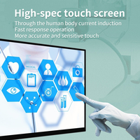 Écran tactile industriel portable IPS Full HD 1080p de 13-17 pouces, 400 nits, VESA, qualité médicale, LCD, jeux HDR, bureau