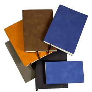 Carnets A5 promotionnels à prix abordable, journaux personnalisés en cuir PU, cadeaux scolaires, couverture rigide, en stock, avec logo - Product Image 1