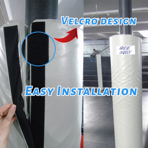 Rembourrage mural <span class=keywords><strong>de</strong></span> salle <span class=keywords><strong>de</strong></span> sport robuste, protection des poteaux et des colonnes, équipement d'entraînement <span class=keywords><strong>de</strong></span> sécurité <span class=keywords><strong>de</strong></span> qualité supérieure - Product Image 3