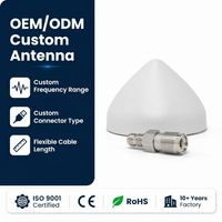 Antena Marina RNSS GNSS de Alta Precisión GPS RTK 3.5dBi Activa con Conector Roscado para Mapeo de Barcos, Compatible con OEM