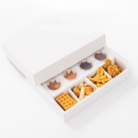LOKYO Récipient de plateau alimentaire jetable personnalisé pour pique-nique et collation boîtes de restauration pour desserts à emporter avec sauce