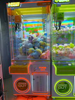 Colorful Paw Mini Crane Machine Jeu d'intérieur amusant à pièces pour multijoueur Blue Gamezeuges