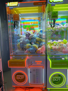 Colorful Paw Mini Crane Machine Jeu d'intérieur amusant à pièces pour multijoueur Blue Gamezeuges - Product Image 2