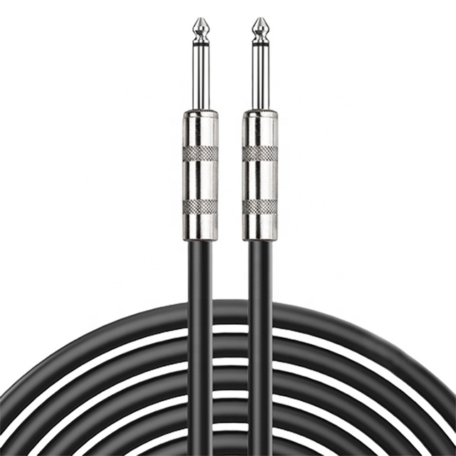 Xput 6.35MM 1/4 Inch Low Noise Electric Music Instrument Guitar Cable 6.35MM Jack OFC Audio Cable