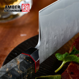 Cuchillo Japonés Profesional de 8 Pulgadas VG10 Gyuto, Forjado a Mano por un Maestro <span class=keywords><strong>Chef</strong></span> Japonés, con Mango de Madera - Product Image 4