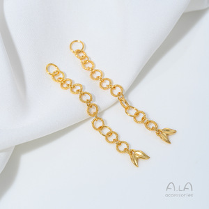 Retención de Color Fuerte, Chapado en Oro Real de 24 Piezas, Doble Colgante, Pulsera de Perlas y Cristal Hecha a Mano, Collar, T - Product Image 4