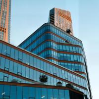 Mur-rideau en verre de luxe sur mesure pour hall d'hôtel, mur-rideau en aluminium insonorisant monobloc