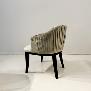 Chaise élégante en bois à motif léopard, personnalisable en usine, chaises de <span class=keywords><strong>restaurant</strong></span> en velours nordique modernes pour salon commercial et appartement - Product Image 6