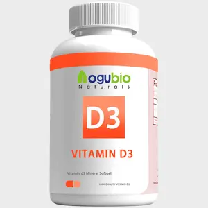 A fábrica fornece vitamina D3 mineral gel macio VD3 + VK2 Gel macio com luz natural para iluminar o caminho para a saúde