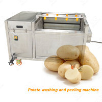 Kleine Schaal Semi Auto Frieten Productielijn Automatische Chips Making Machine Prijs
