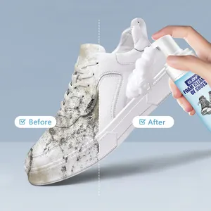 The Sneaker Cleaner ชุดทำความสะอาดรองเท้าผ้าใบระดับพรีเมียม,รองเท้าผ้าใบทำความสะอาดรองเท้าโฟม150มล. จากธรรมชาติพร้อมแปรงผ้าขนหนูไมโครไฟเบอร์