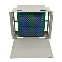 Distribuidor de Fibra Óptica de Alta Densidad con Adaptador SC de 144 Núcleos, Montaje en Rack de 19 Pulgadas, ODF para FTTH y Centros de Datos