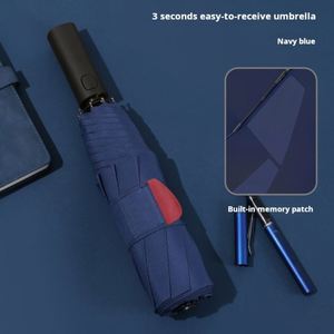 Parapluie pliable entièrement automatique LM-H, facile à utiliser, résistant aux UV et au vent - Product Image 1