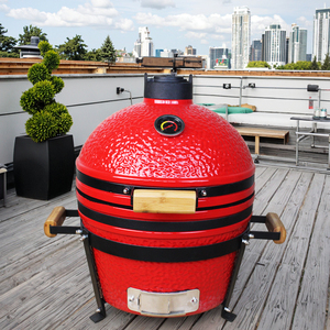 Auplex - Parrilla Kamado de Carbón Pequeña para Cocina Comercial/Rotisserie, Ahumador Komodo de 16 Pulgadas, Parrillas para Barbacoa al Aire Libre - Product Image 2
