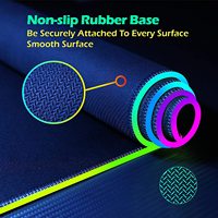 Tapis de souris chargeur sans fil, tapis de souris de jeu à charge sans fil LED en caoutchouc, offre spéciale