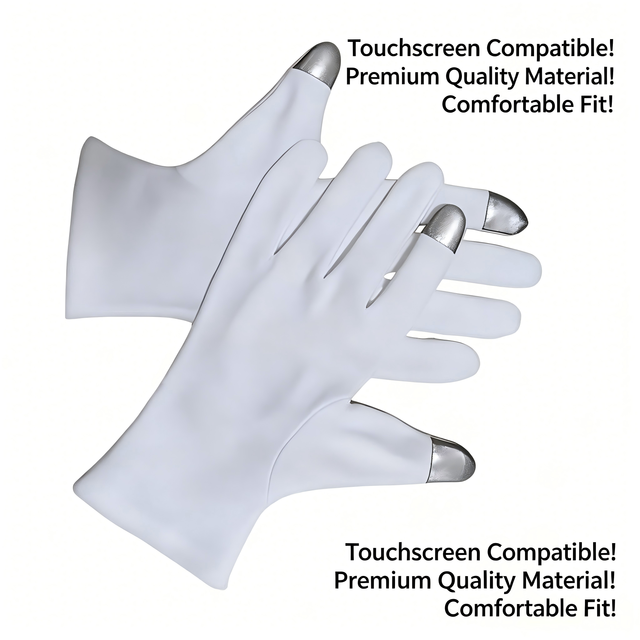 Full Cotton Touchscreen Two-tone Gloves
