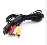 Câble de conversion AV 1.8m Audio Vidéo vers 5 RCA Câble AV Câble vidéo TV pour PS2/PS3 PS Game TV