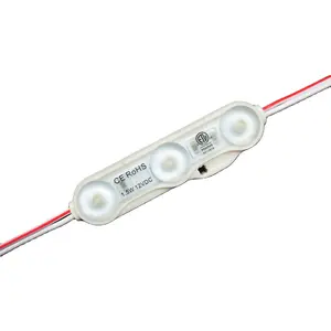 Modul papan LED SMD2835 12V 3LED 165 derajat lampu biasa lensa seragam Tinggi IP65 ABS untuk iklan kotak Lite huruf Saluran